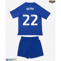 Otroški Nogometni dresi Leicester City Oliver Skipp #22 Domači 2025-26 Kratek Rokav (+ Kratke hlače)